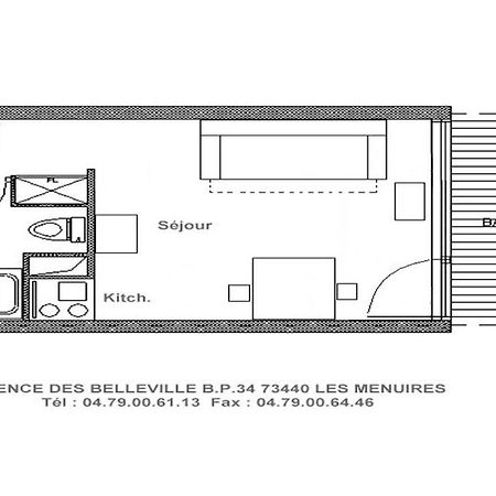 Residence Dorons - Studio Agreable - Centre Station Mae-3404 サン・マルタン・ド・ベルヴィル エクステリア 写真