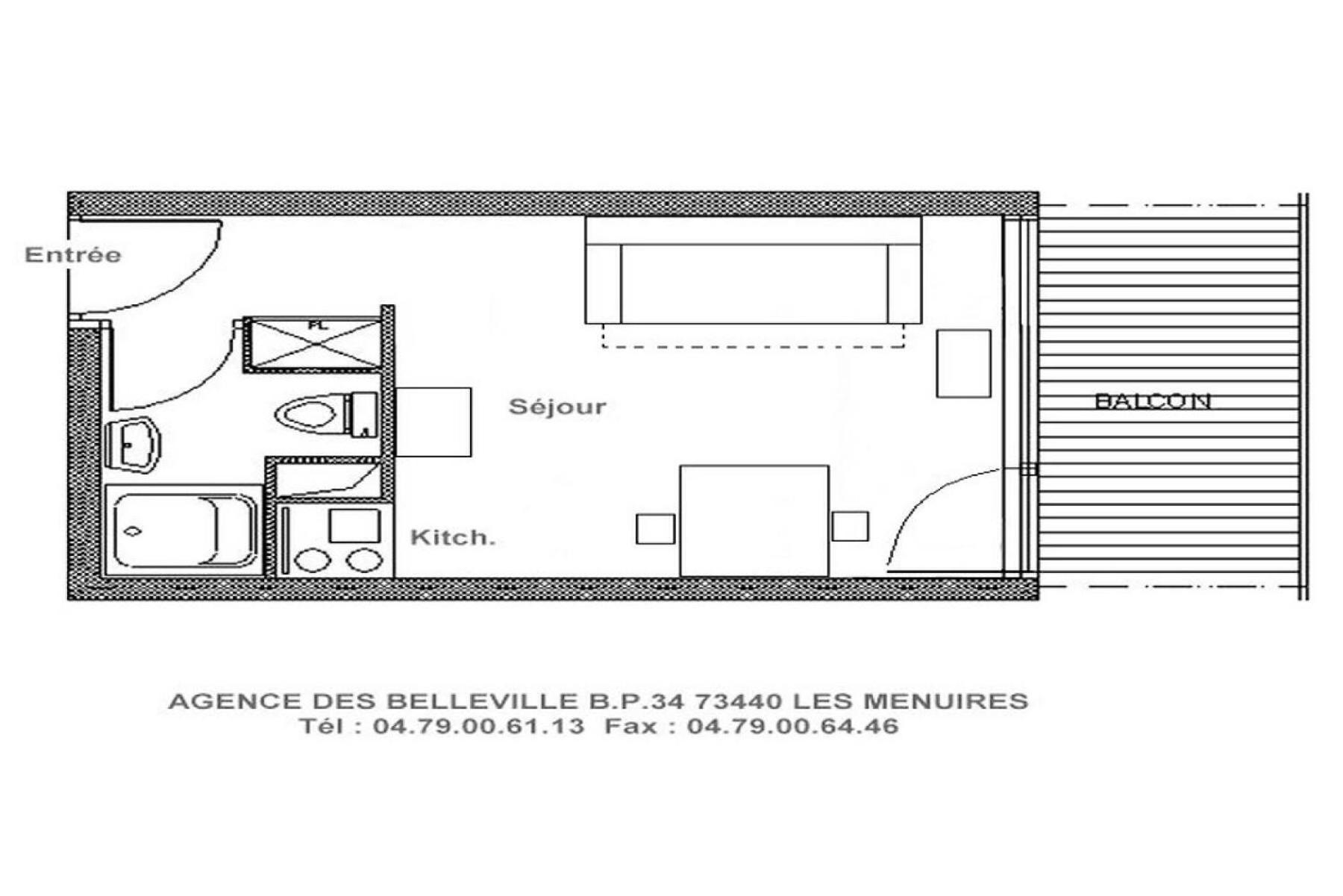 Residence Dorons - Studio Agreable - Centre Station Mae-3404 サン・マルタン・ド・ベルヴィル エクステリア 写真